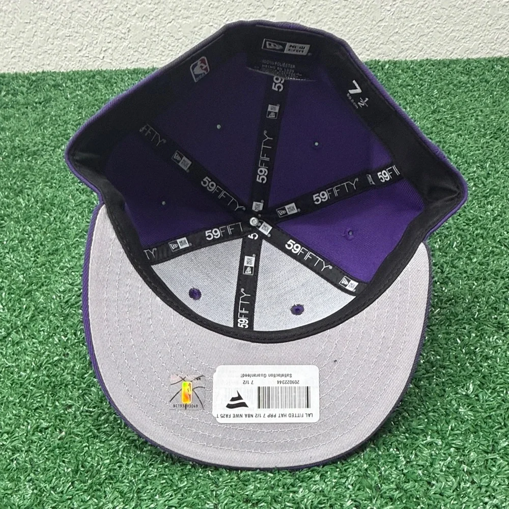 New Era Purple Lakers 59FIFTY Cap - Picture 4 of 6